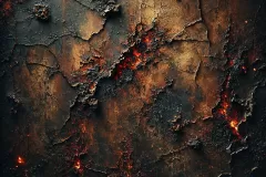 burned