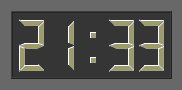 linux clock, linux digital clock, python clock