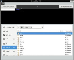 Crosslinker FM, filemanager, python filemanager